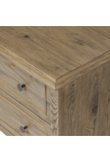Maggie Nightstand in Aged Smoked Oak Resawn