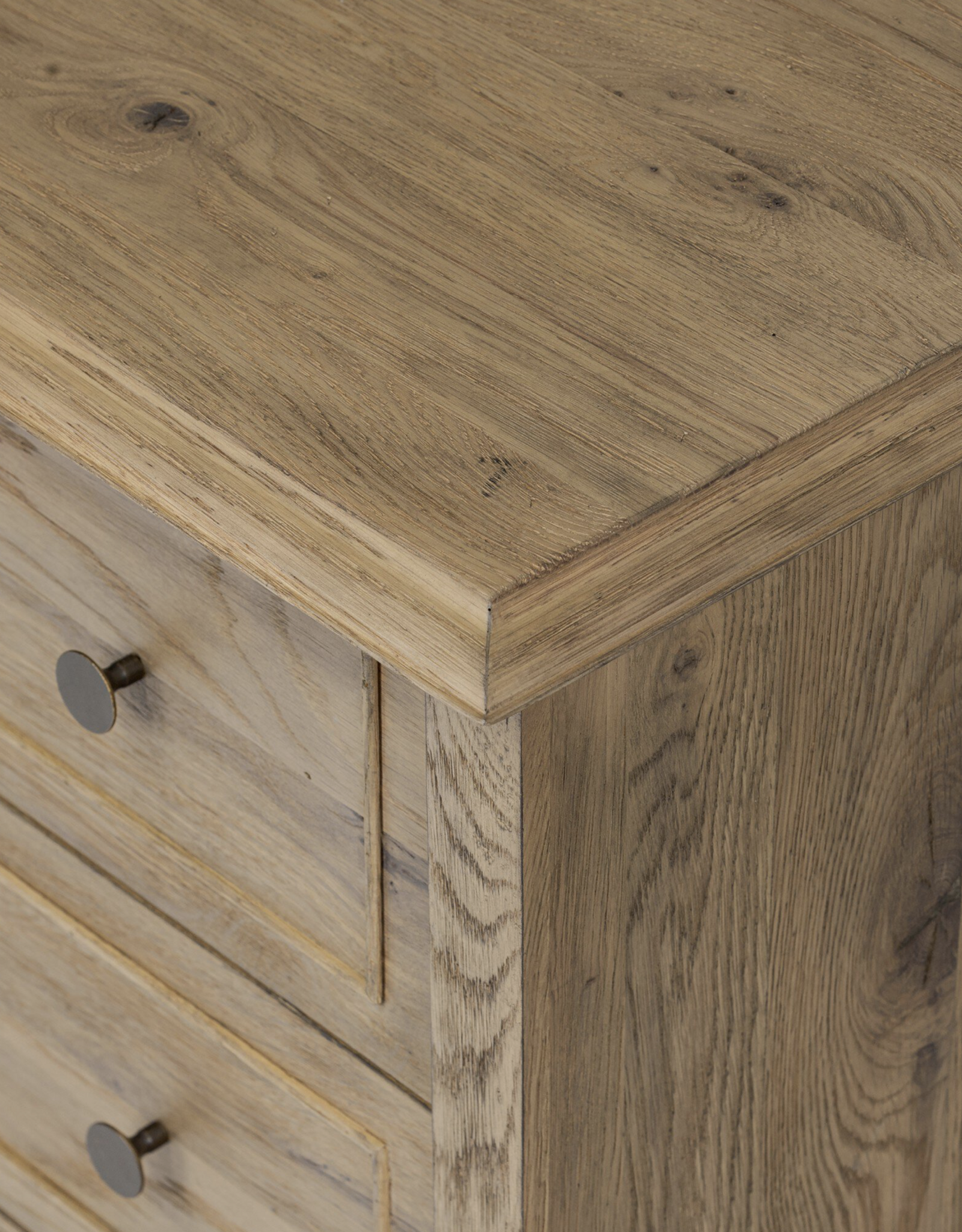 Maggie Nightstand in Aged Smoked Oak Resawn