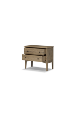 Maggie Nightstand in Aged Smoked Oak Resawn