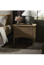 Maggie Nightstand in Aged Smoked Oak Resawn