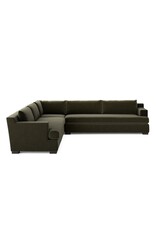 Crispin 3 Piece Sectional in Surrey Olive