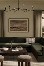 Crispin 3 Piece Sectional in Surrey Olive