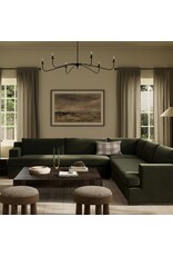 Crispin 3 Piece Sectional in Surrey Olive
