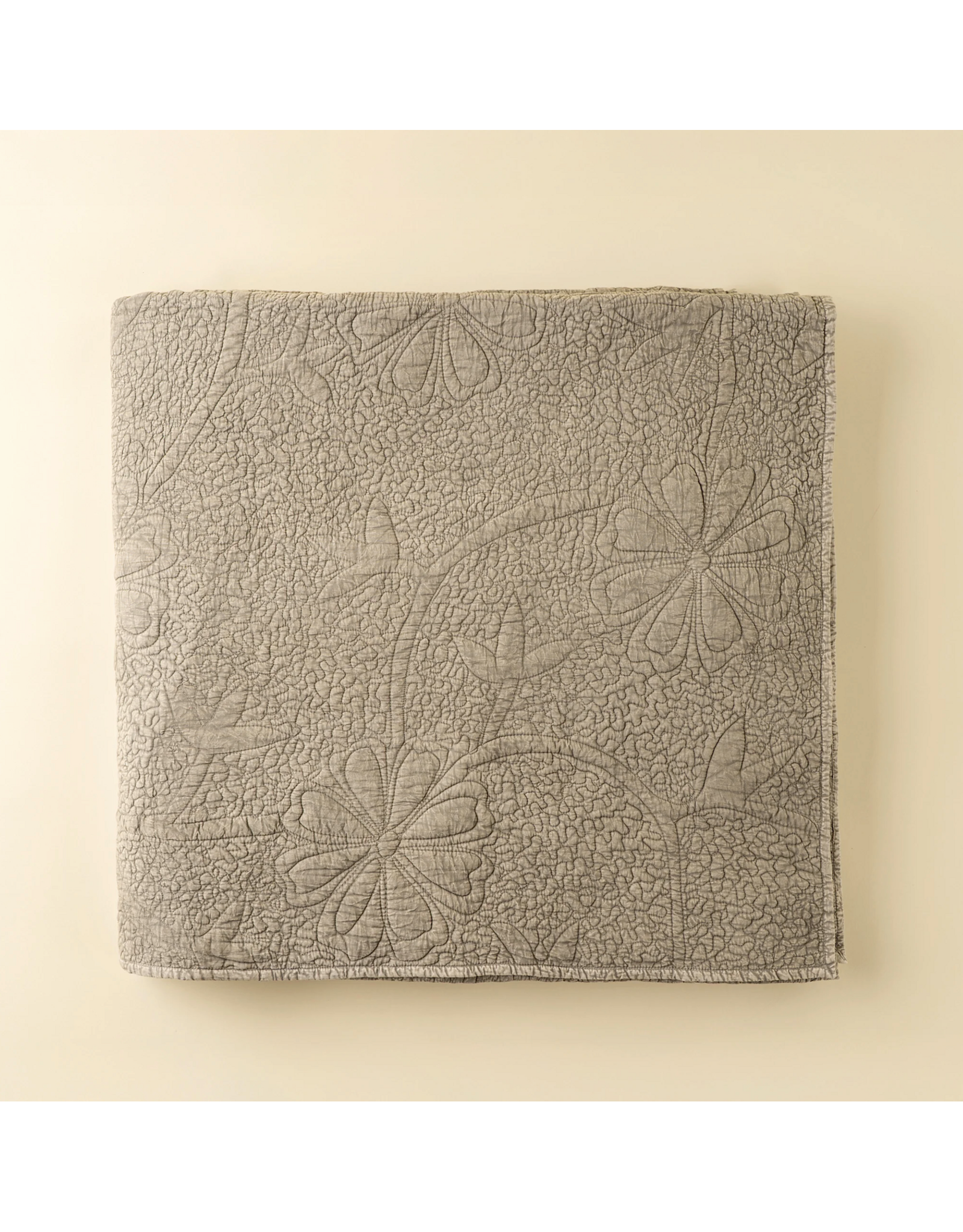 Palladio Quilted Bed Blanket, Stone