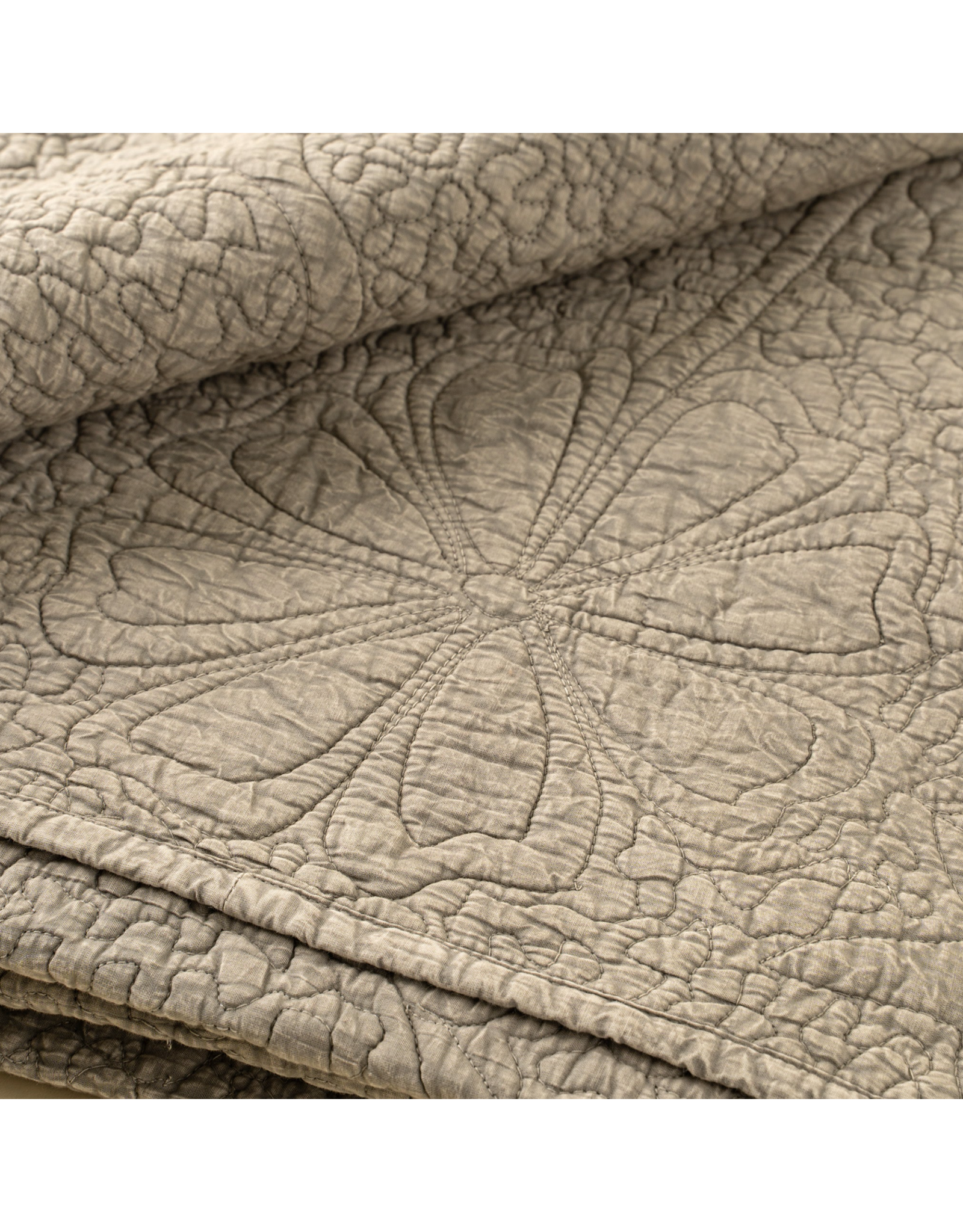Palladio Quilted Bed Blanket, Stone