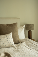 Clover Block Print Kantha Bed Blanket