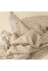 Clover Block Print Kantha Bed Blanket