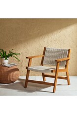 Delano Outdoor Chair in Ivory Rope