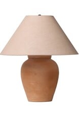 Russo Table Lamp, Aged Natural Terracotta