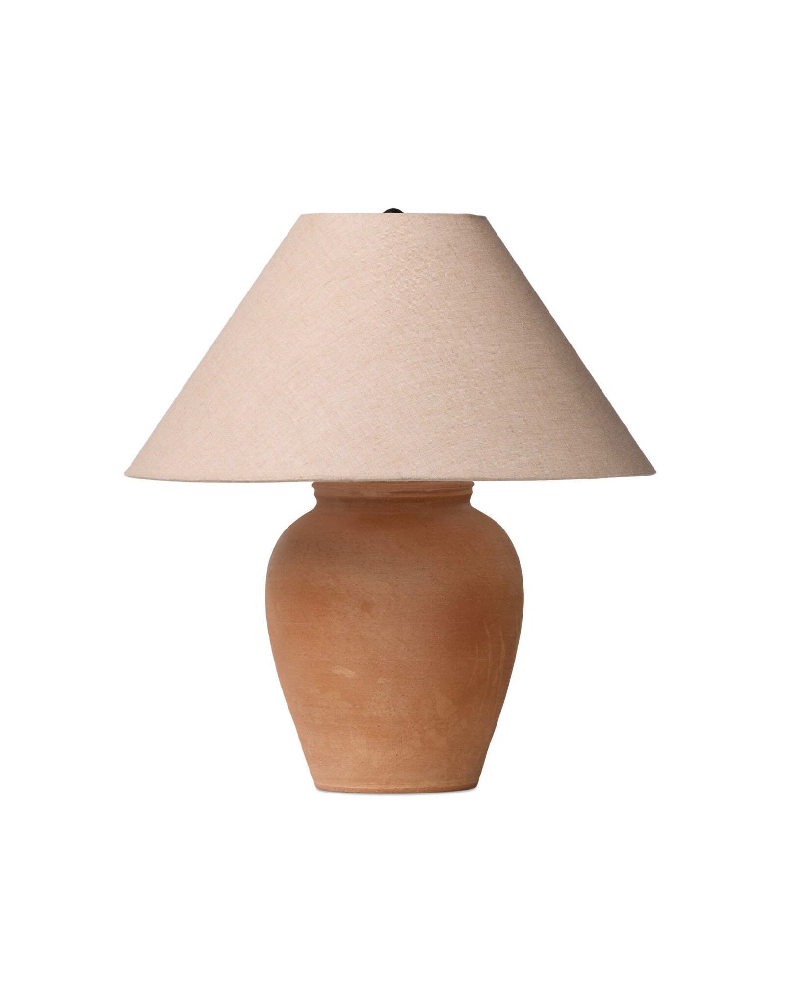 Russo Table Lamp, Aged Natural Terracotta