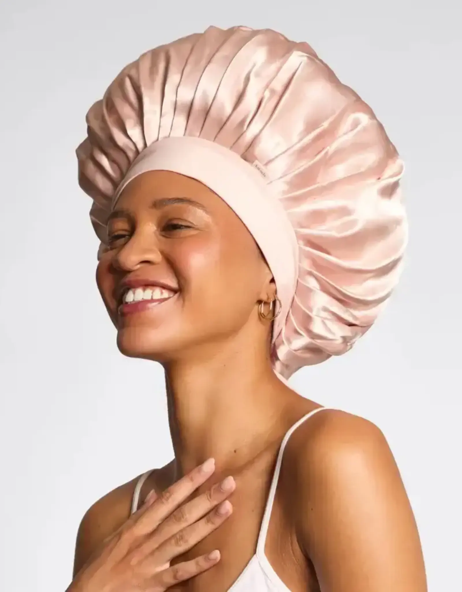 Adjustable Oversized Satin Bonnet