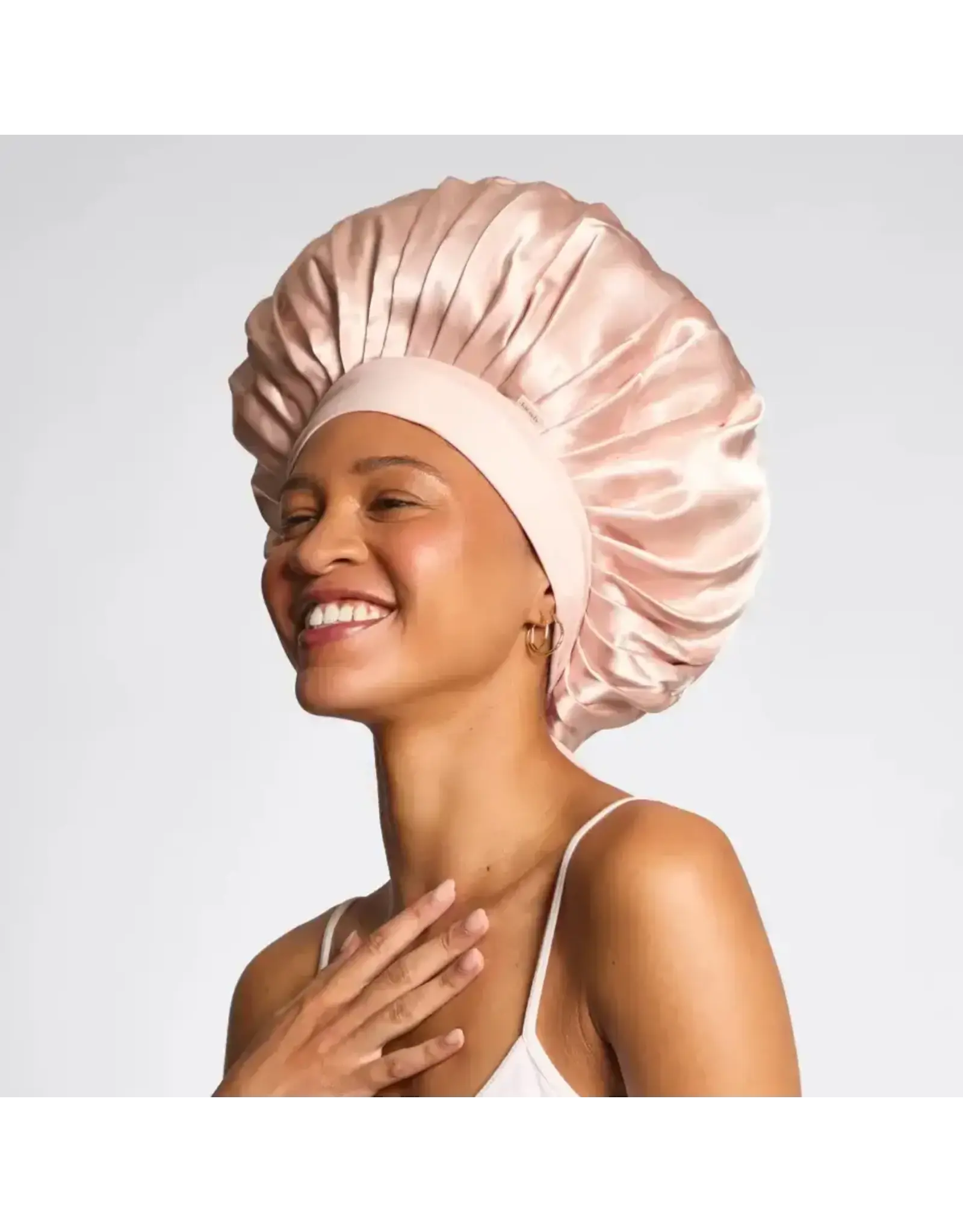 Adjustable Oversized Satin Bonnet