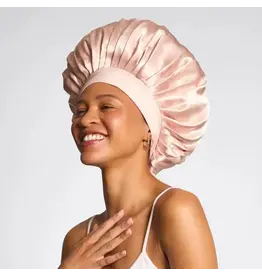 Adjustable Oversized Satin Bonnet