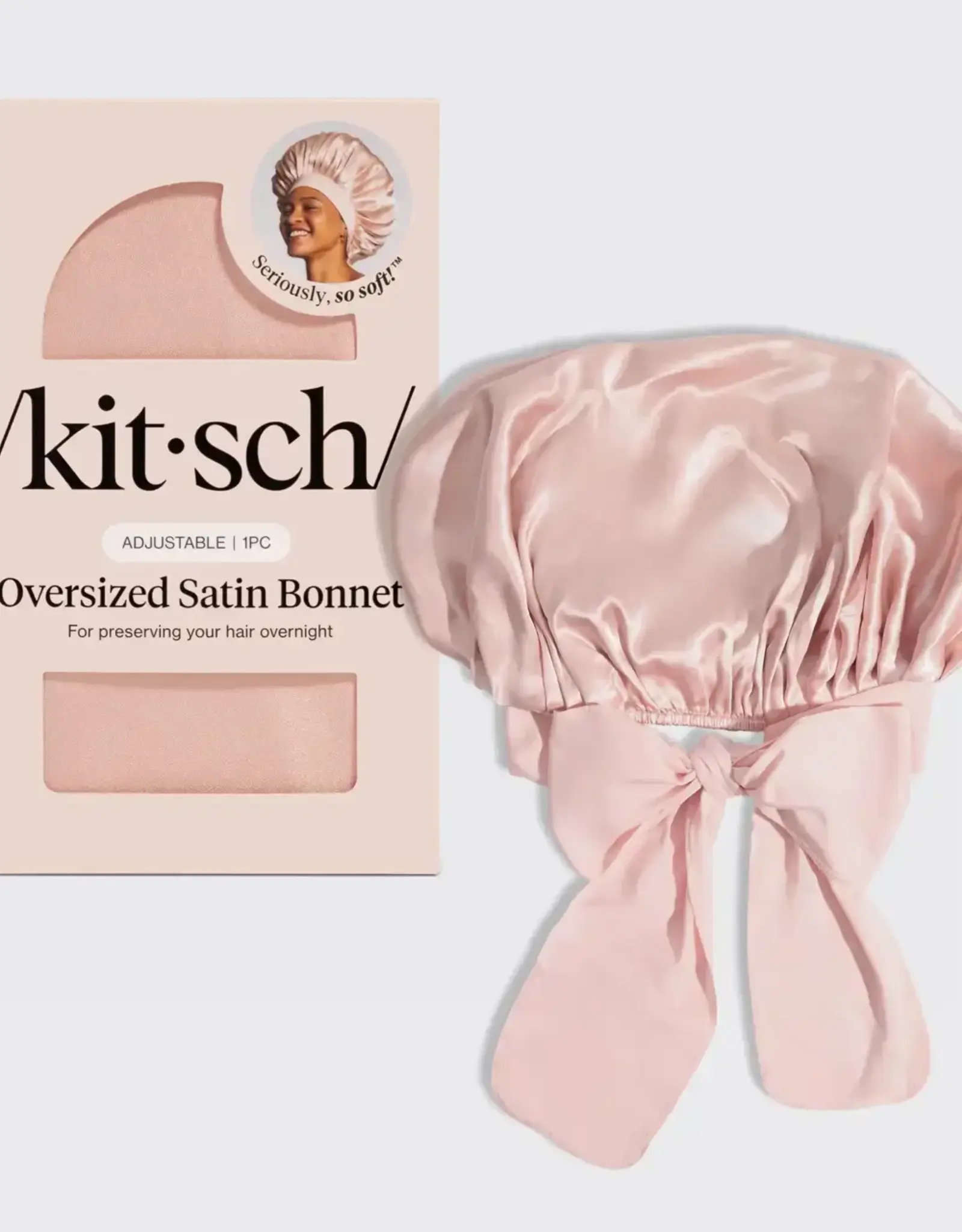 Adjustable Oversized Satin Bonnet