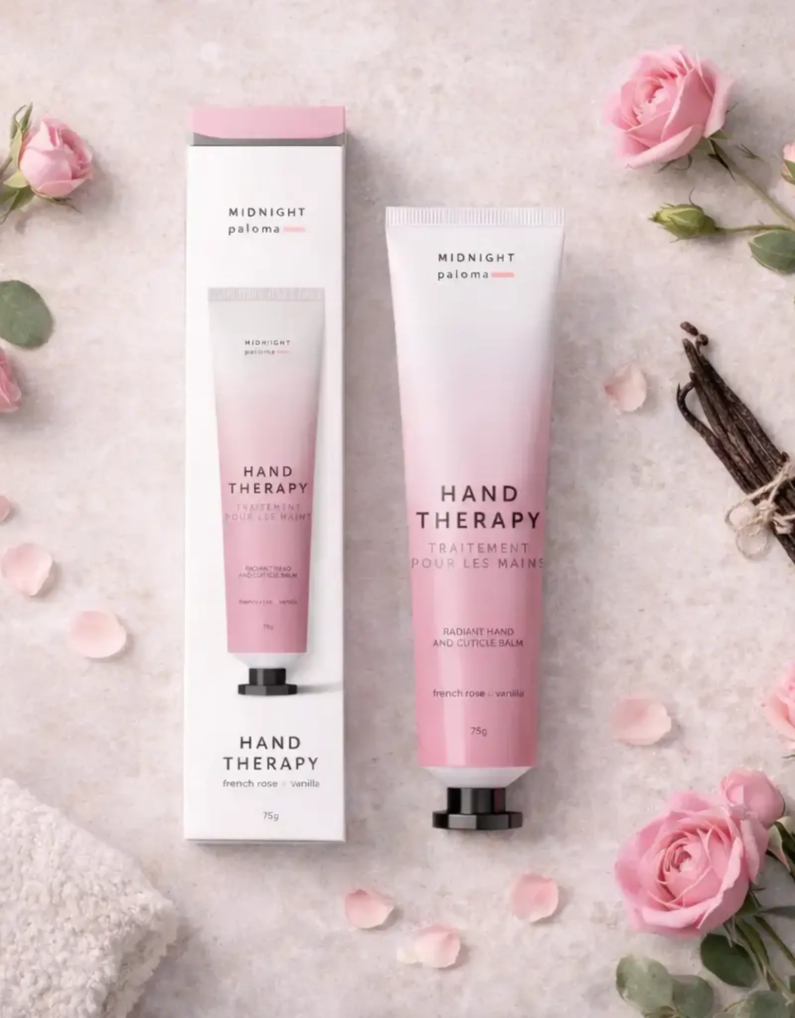 French Rose + Vanilla Hand Therapy