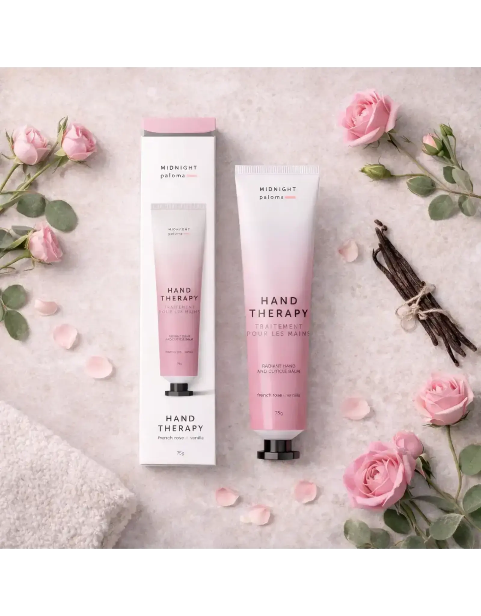 French Rose + Vanilla Hand Therapy