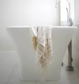 Turkish Towel - Bamboo Striped - Mist