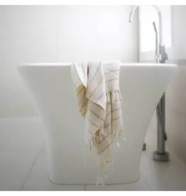 Turkish Towel - Bamboo Striped - Mist