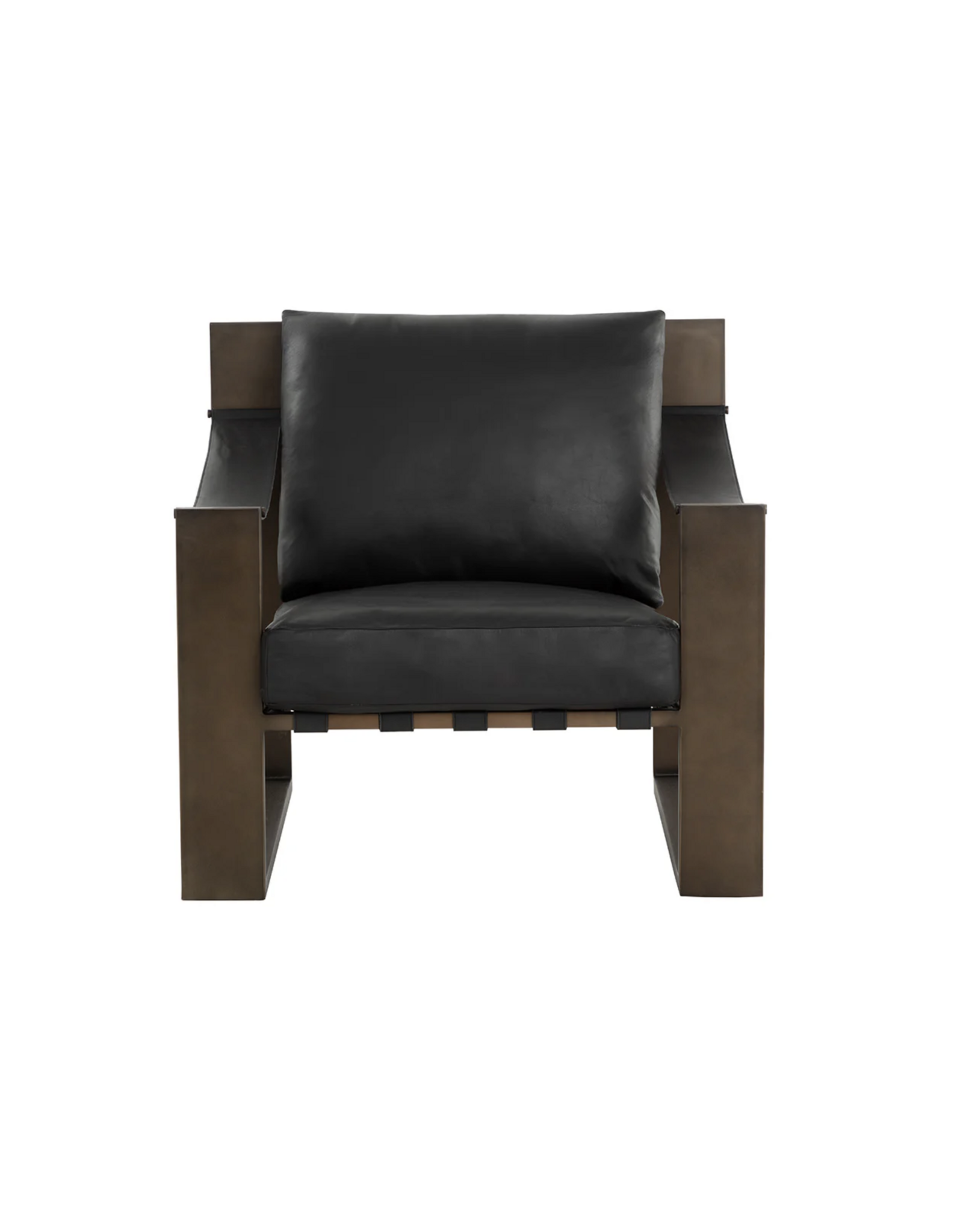 Berke Lounge Chair in Antique Bronze