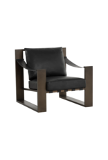 Berke Lounge Chair in Antique Bronze