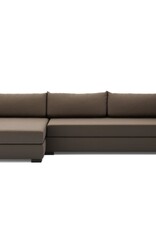 Wickham 2-Piece Sleeper Sectional in Savoy Coffee