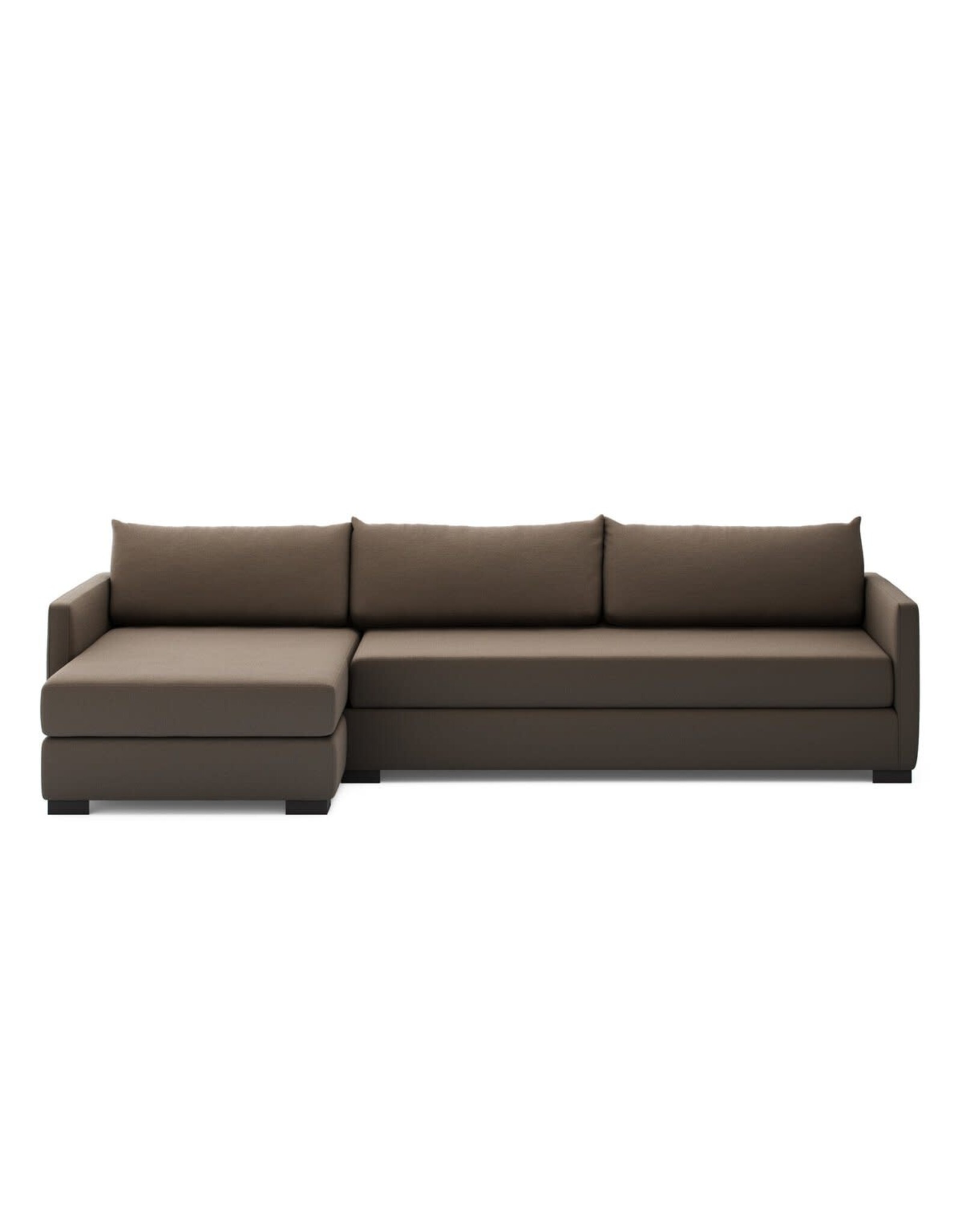 Wickham 2-Piece Sleeper Sectional in Savoy Coffee
