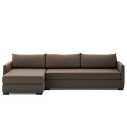 Wickham 2-Piece Sleeper Sectional in Savoy Coffee