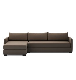 Wickham 2-Piece Sleeper Sectional in Savoy Coffee