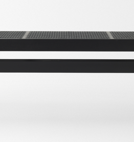 Arvin Black Wooden Bench