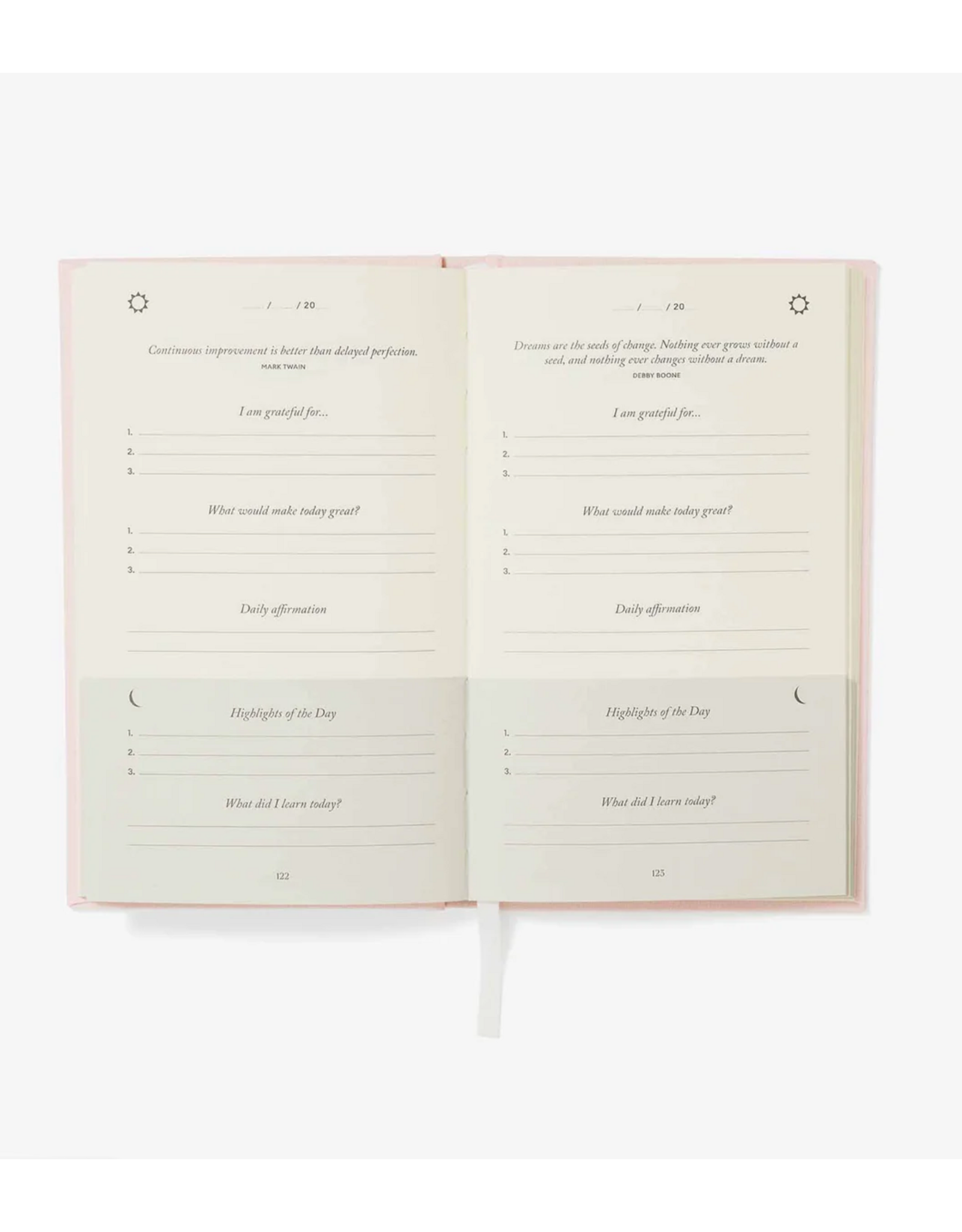 Five Minute Journal, Pink