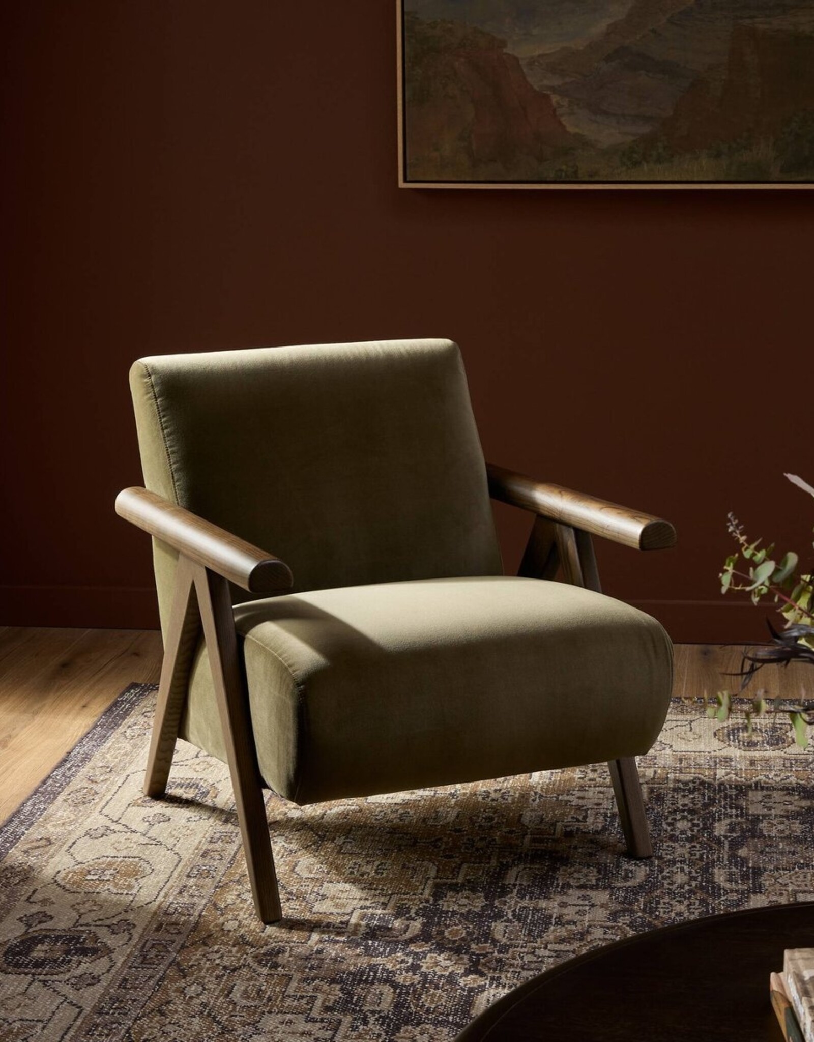 Penn Chair in Surrey Olive