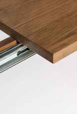 Fawn Extension Dining Table - Smoked Chestnut