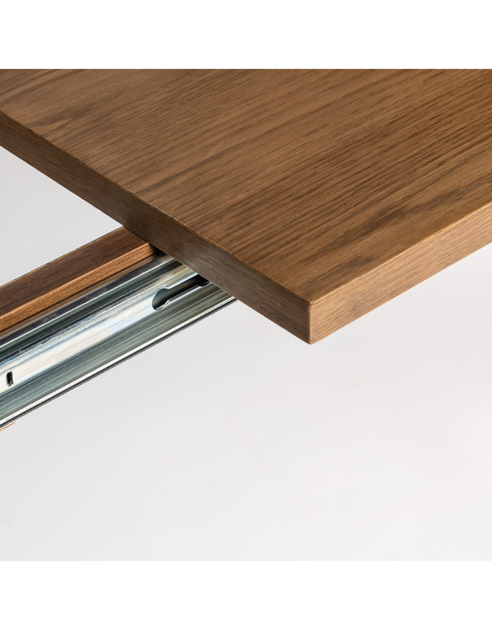 Fawn Extension Dining Table - Smoked Chestnut