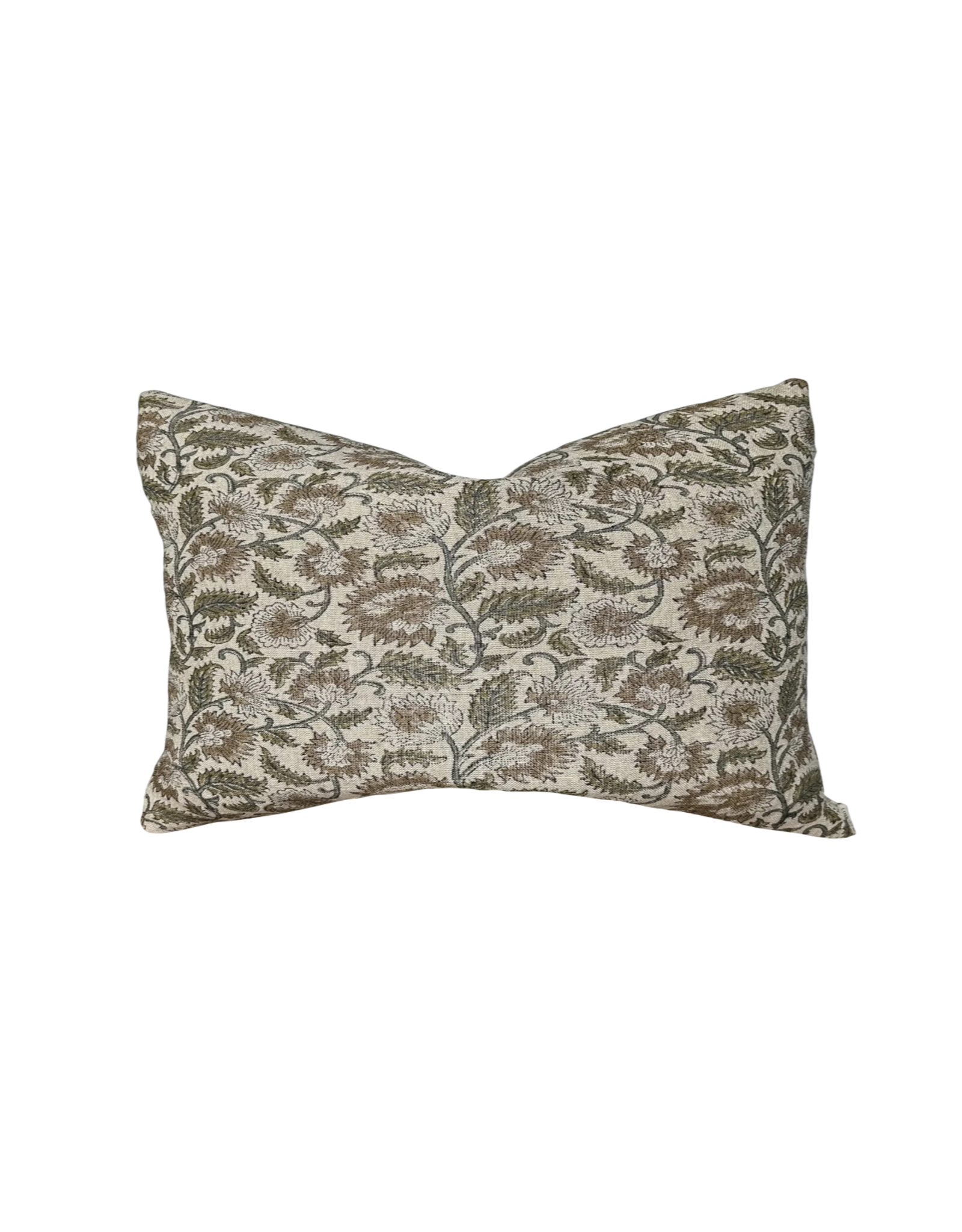 Ethel Handblock Pillow, 14x20