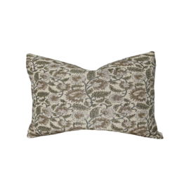 Ethel Handblock Pillow, 14x20