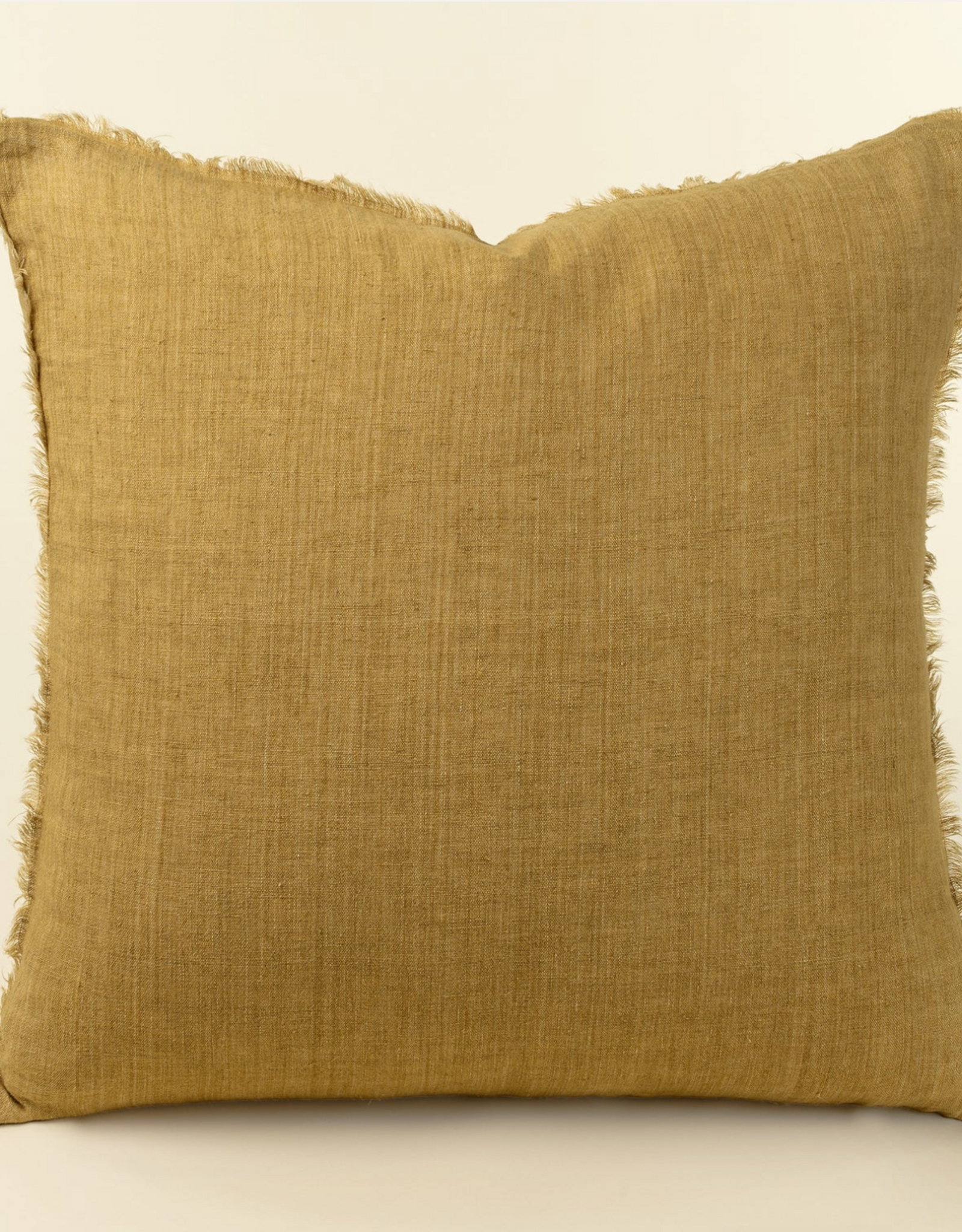 Lina Linen Pillow, Honey 24x24