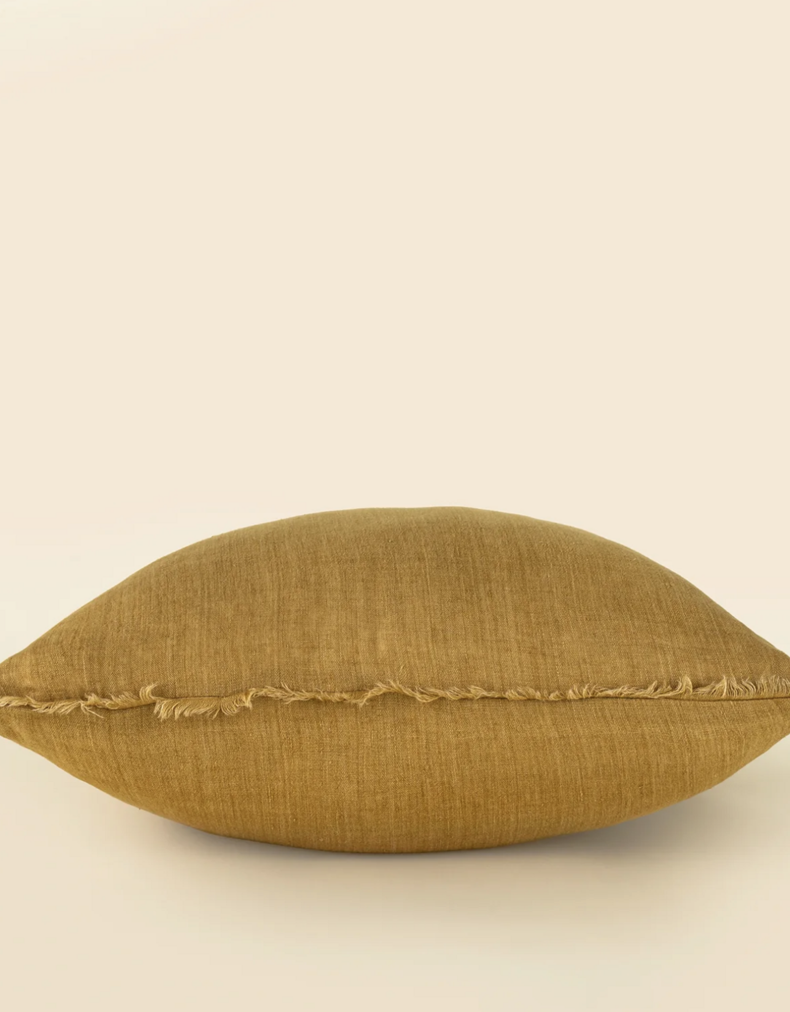 Lina Linen Pillow, Honey 24x24