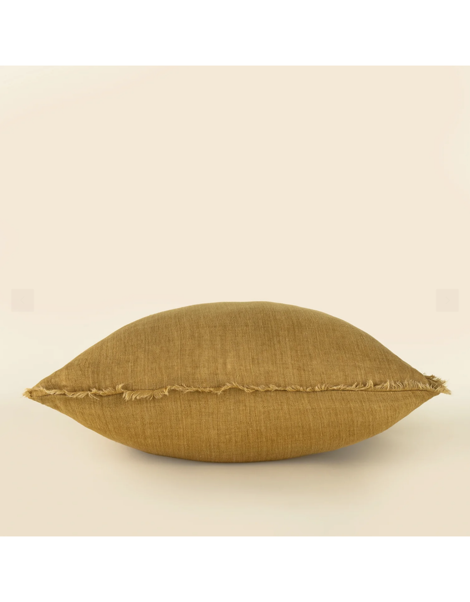 Lina Linen Pillow, Honey 24x24