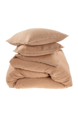Lina Linen Terracotta Duvet Set