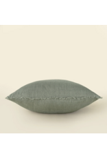 Lina Linen Pillow, Flint Grey 24x24