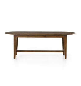 Alfie Dining Table, 87" - Waxed Pine