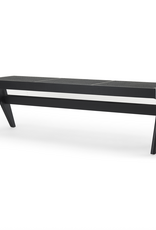Arvin Black Wooden Bench