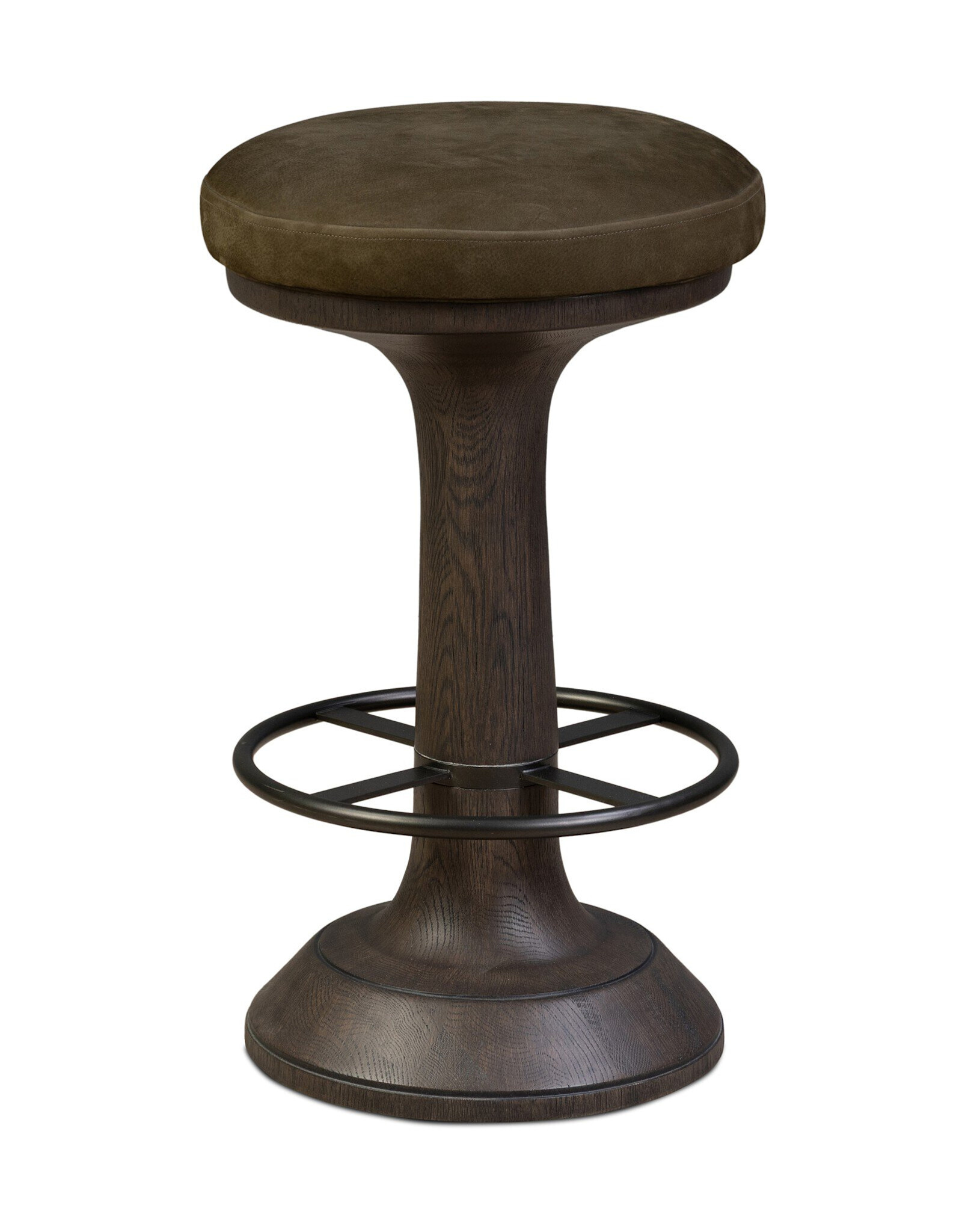 Montclair Counter Stool, Nubuck Olive