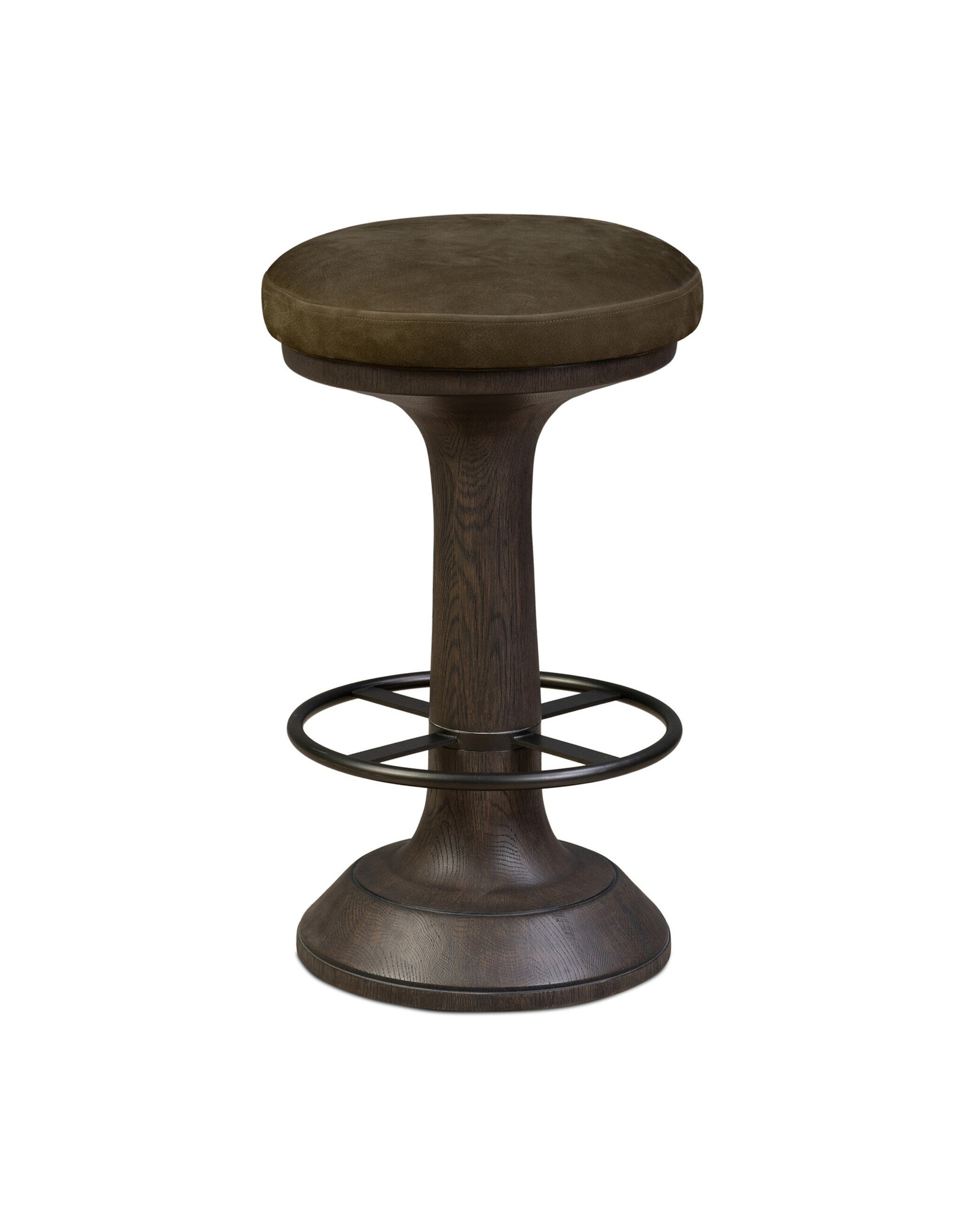 Montclair Counter Stool, Nubuck Olive