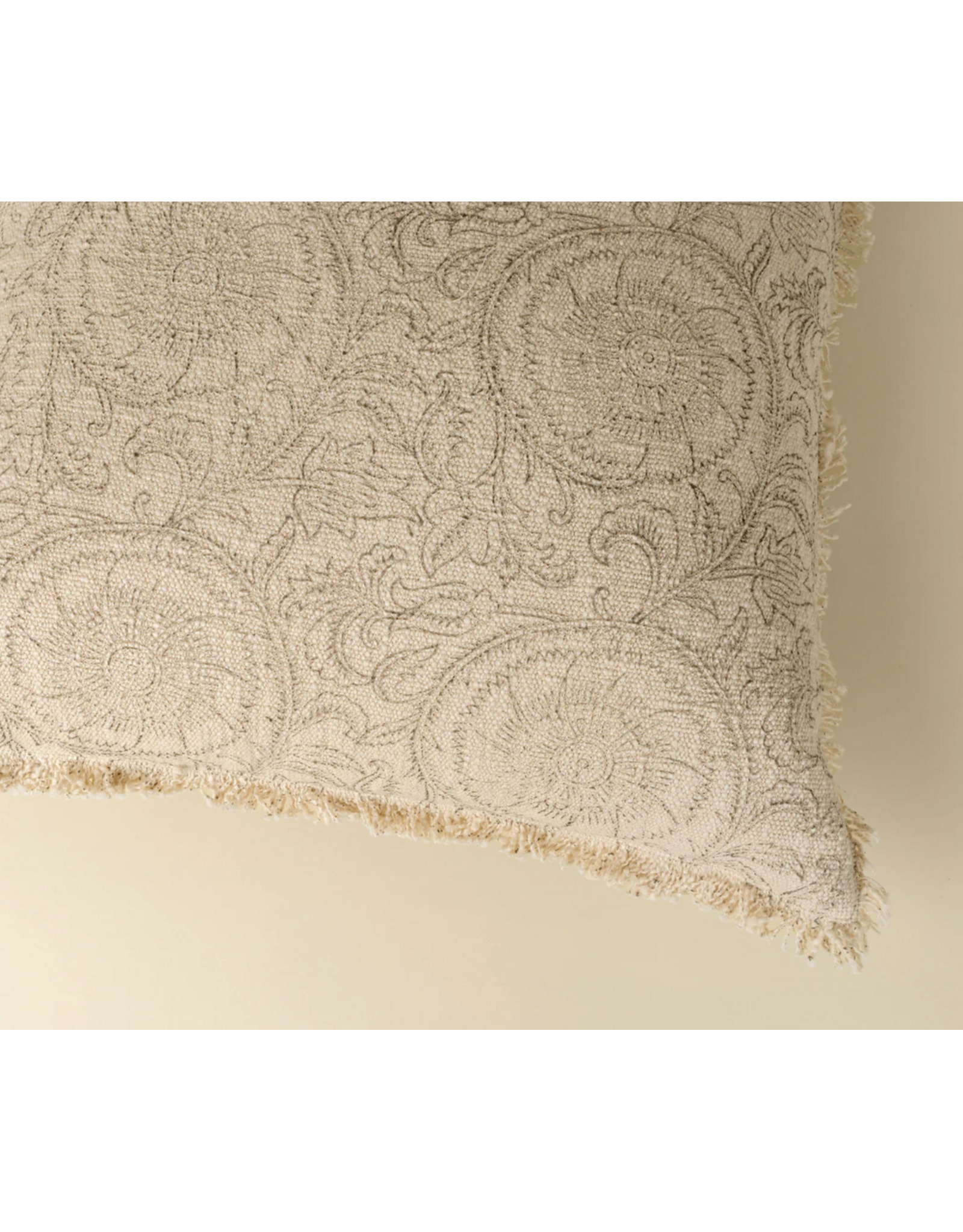 20x20 Botanique Fringe Pillow