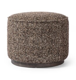 Sinclair Round Ottoman, Ivan Granite