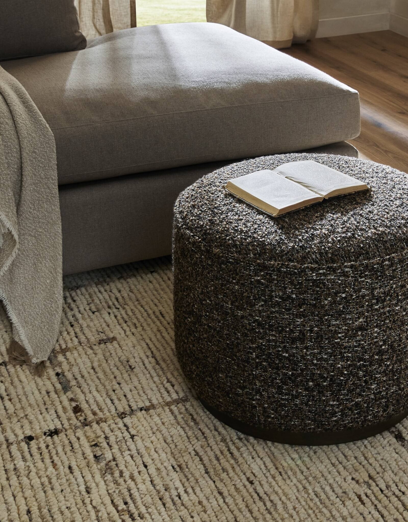 Sinclair Round Ottoman