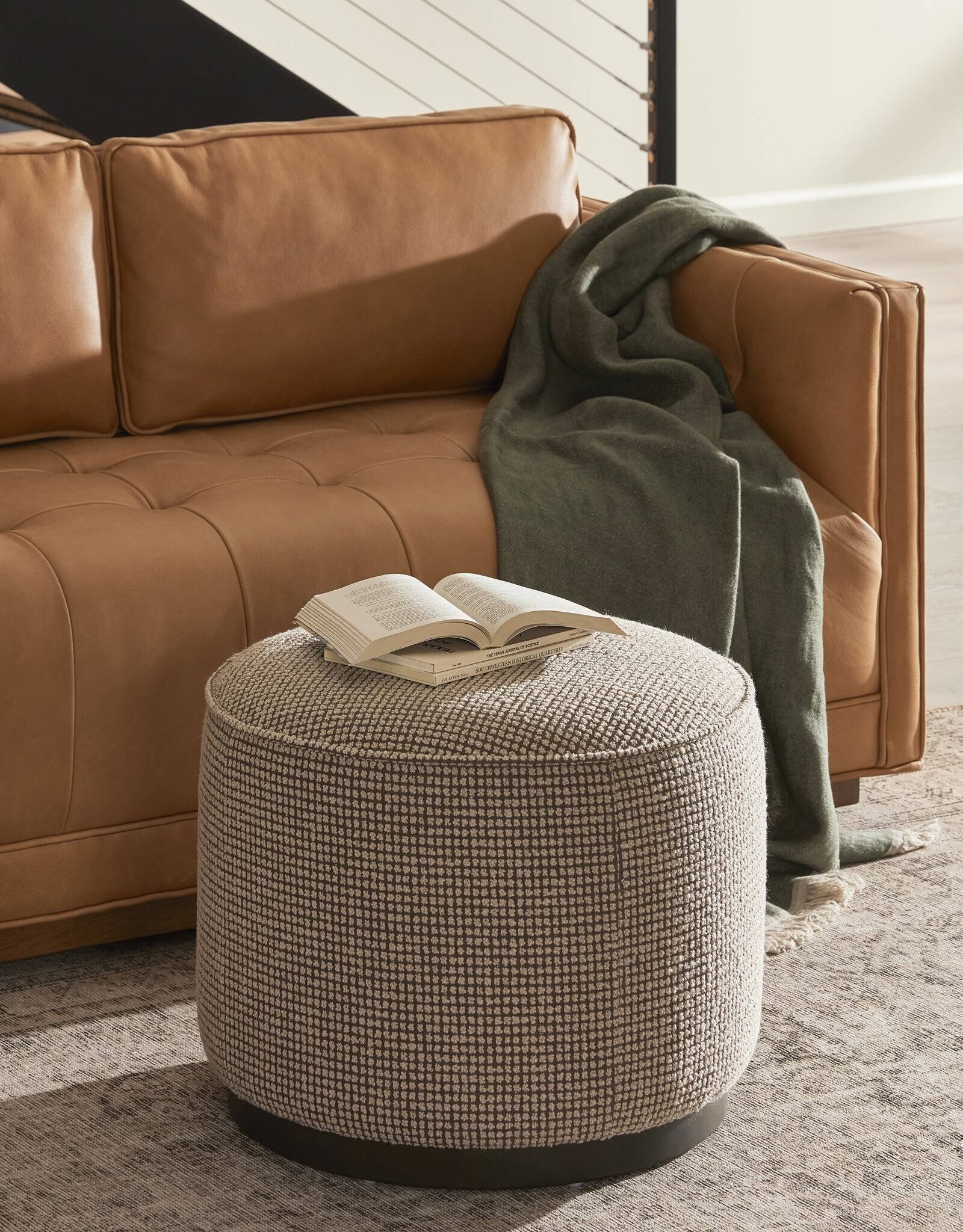 Sinclair Round Ottoman