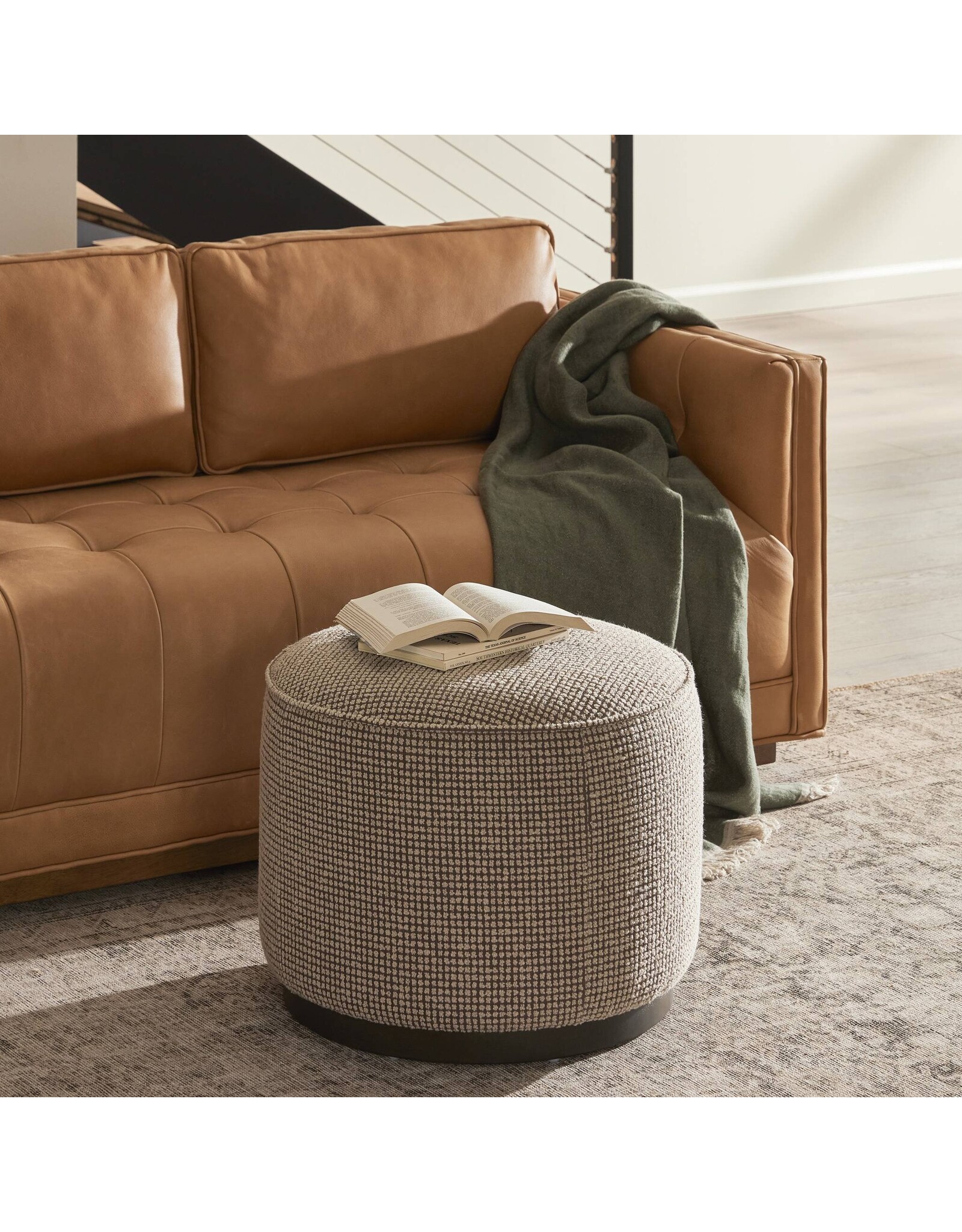 Sinclair Round Ottoman