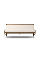 Priscilla Dining Bench- 74", Crypton Wayfarer Snow